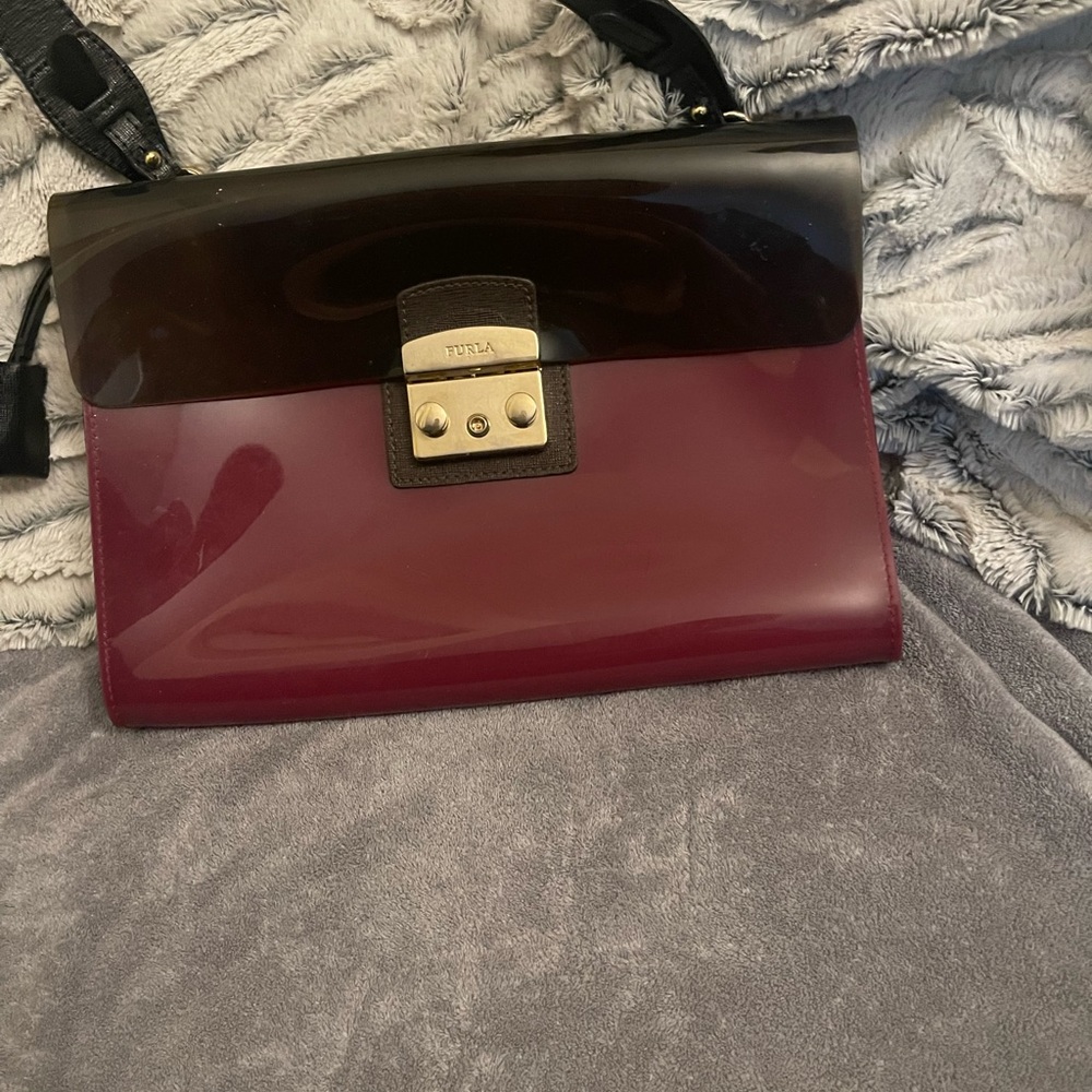 FURLA JELLY CROSSBODY MESSENGER BAG